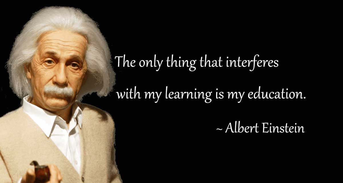 Inspiring Albert Einstein Quotes for Achivement - WellQuo
 Quotes About Education Albert Einstein