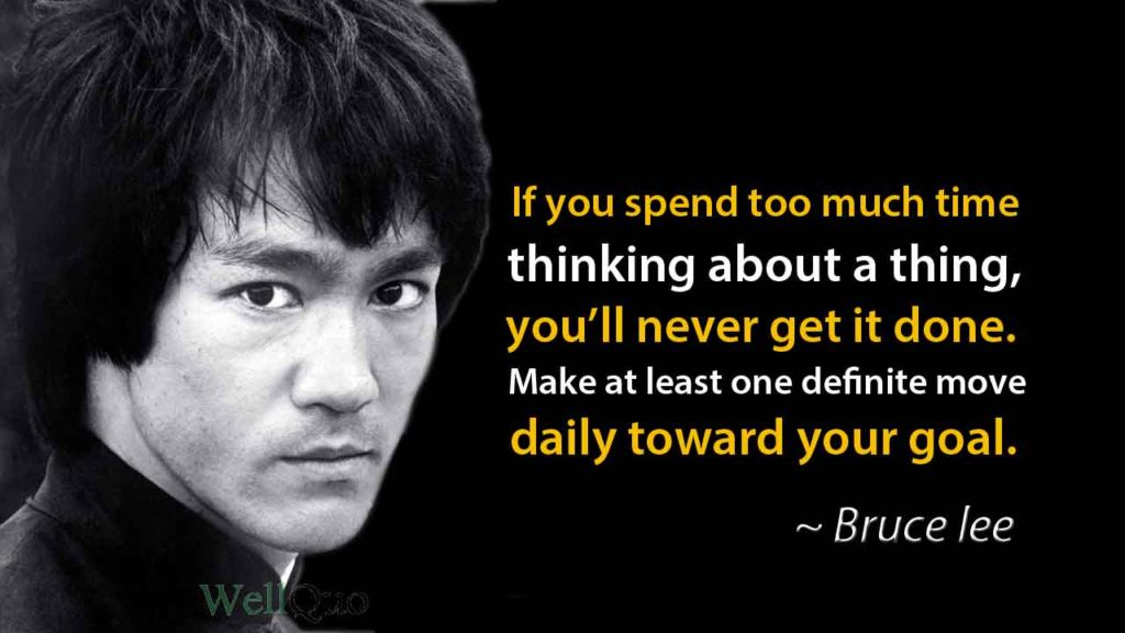 Quotes Of Bruce Lee For Motivation Dedication Wellquo