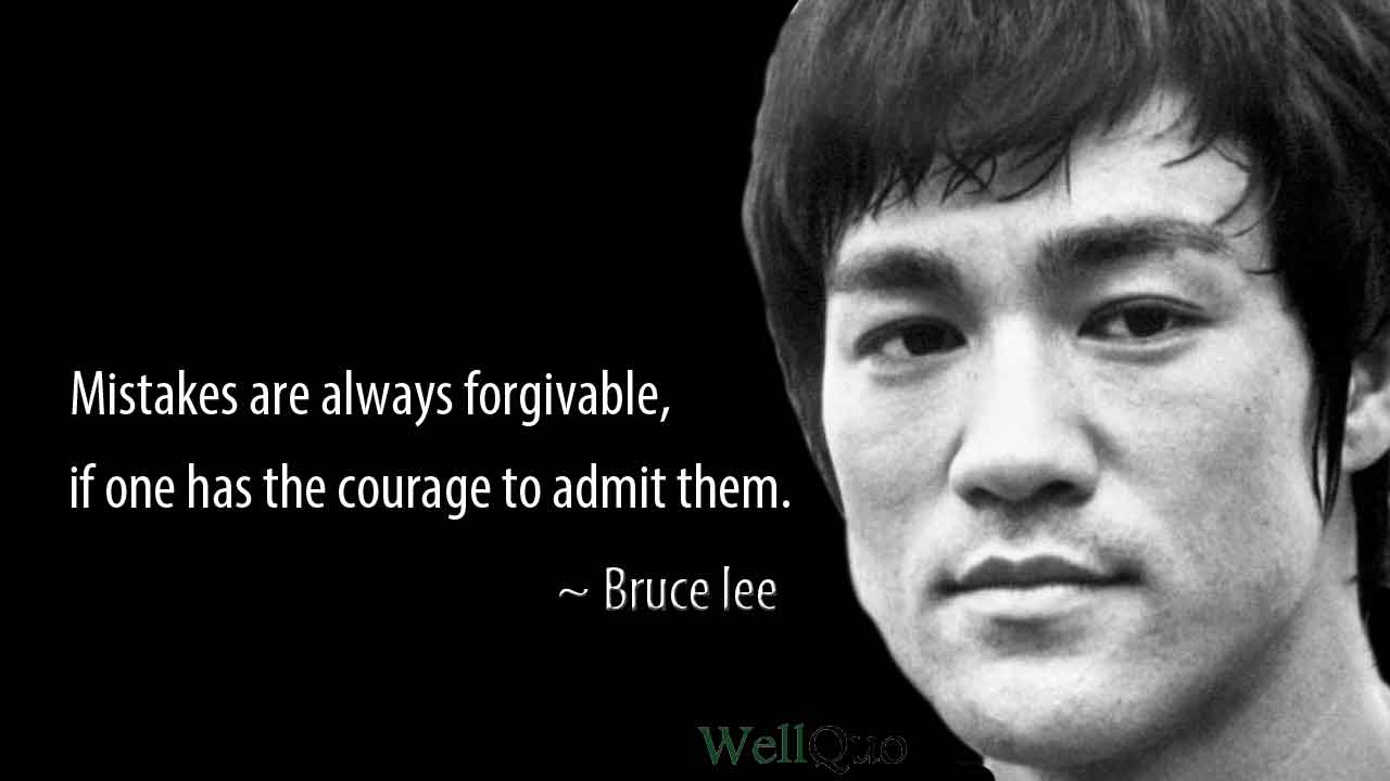 Bruce lee Quotes on Courage