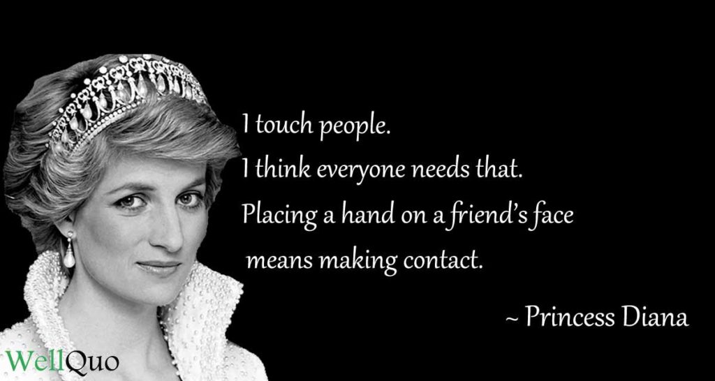 Touch people to feel contac