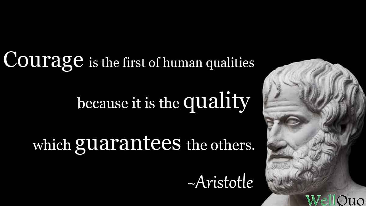 Aristotle Quotes on courage