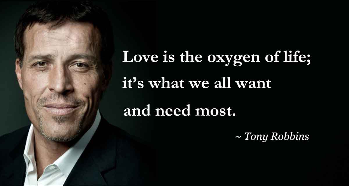Tony Robbins Quote on Love