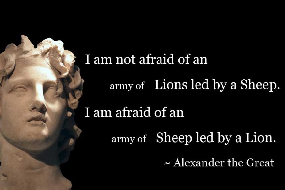 Alexander the great Quotes