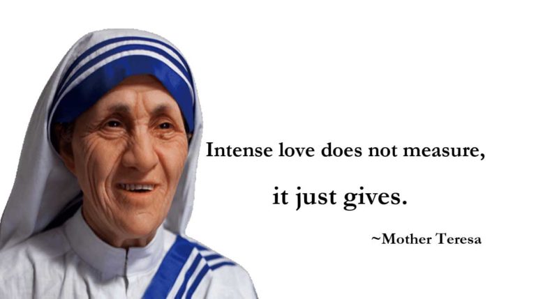 Mother Teresa Quotes On Kindness, Love & Charity - Well Quo