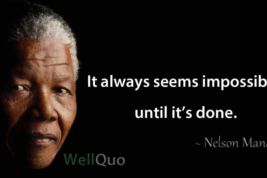 Nelson Mandela Quotes for Success