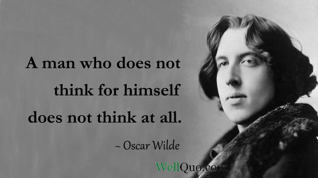 Oscar Wilde Quotes Well Quo