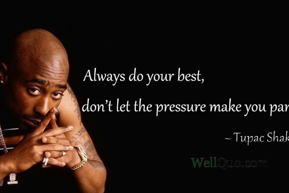 Tupac Shakur Quotes on Do your best