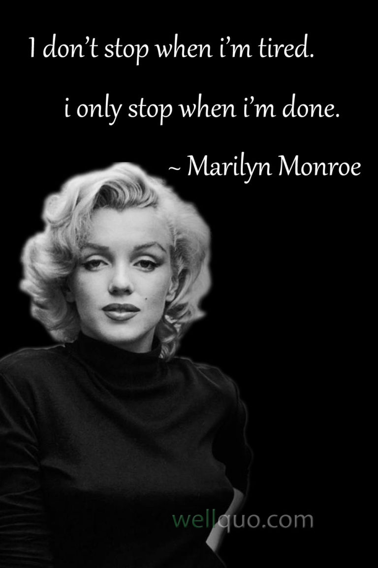 Marilyn Monroe Quotes on Success, Fame and Happiness - Well Quo