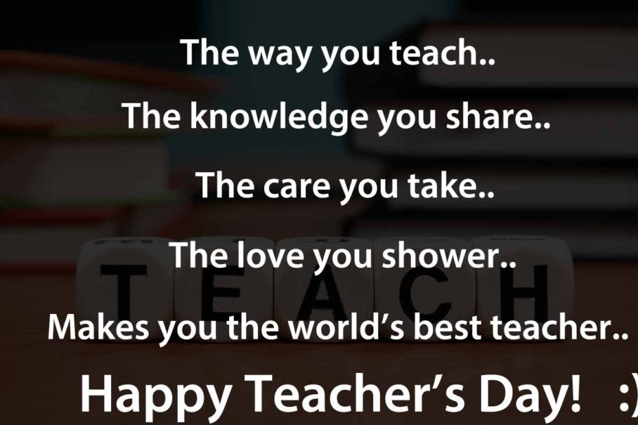 Happy Teachers Day 2021 Wishes, Quotes and Messages - Well Quo